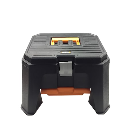 Worx 13" Storage Step Stool with Handle, Deep Storage, Pull Out Drawer WA4214